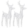 Décoration de Noël Rennes et traîneau 320 LED Acrylique 