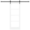Porte coulissante avec kit quincaillerie 'ORKDAL'blanche 78x202 cm 