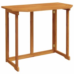 Ensemble de jardin bistro 3 pièces en bois d'acacia massif 