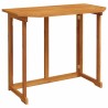 Ensemble de jardin bistro 3 pièces en bois d'acacia massif 