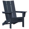 Chaises Adirondack Pliables 2 pcs Bleu Marine 74.5x80.5x90 cm HDPE 