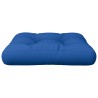 Coussin de palette bleu royal 50x50x12 cm tissu 
