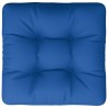 Coussin de palette bleu royal 50x50x12 cm tissu 
