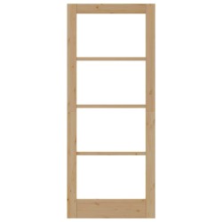 Porte intérieure avec verre "ORKDAL" 83x202x4 cm en bois de pin massif 