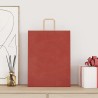 Sacs en papier 50 pcs avec poignées rouge 32x12x42 cm 