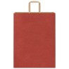 Sacs en papier 50 pcs avec poignées rouge 32x12x42 cm 