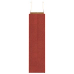 Sacs en papier 50 pcs avec poignées rouge 32x12x42 cm 