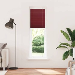 Store plissé rouge bordeaux 60x200 cm largeur du tissu 59,4 cm 