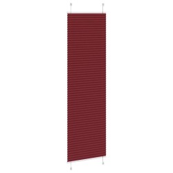 Store plissé rouge bordeaux 60x200 cm largeur du tissu 59,4 cm 