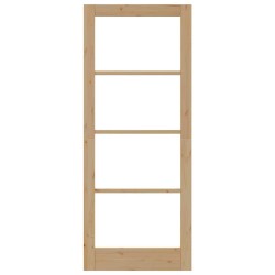 Porte intérieure avec verre "ORKDAL" 86x211x4 cm en bois massif de pin 