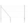 Ensemble de clôtures Lot de 2 Acier galvanisé 25 x 1 m 