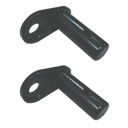 Attelages de remorque pour vélo 2 pcs 