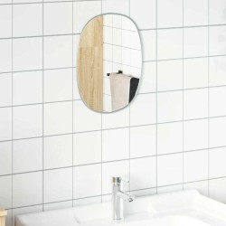 Miroir mural Argenté 30x25 cm 