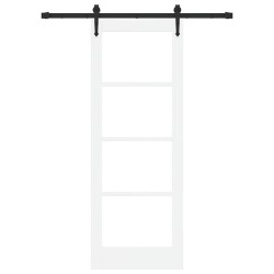 Porte coulissante avec kit de matériel 'ORKDAL'Blanc 73.5x198.5 cm 