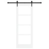 Porte coulissante avec kit de matériel 'ORKDAL'Blanc 73.5x198.5 cm 