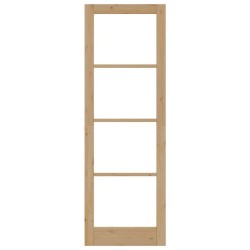 Porte intérieure avec verre "ORKDAL" 78x232x4 cm en bois massif de pin 