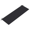 Banc Batavia avec coussin anthracite 150 cm Bois de teck massif 