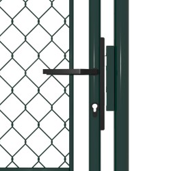 Portillon Acier 100 x 150 cm Vert 