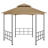 Belvédère avec parois 3,1x2,7 m Taupe 