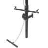 Tour de musculation murale avec plaques de poids 40 kg 