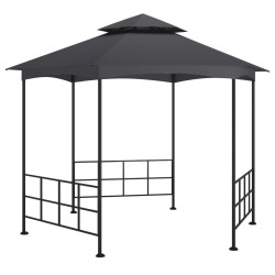 Belvédère avec parois 3,1x2,7 m Anthracite 