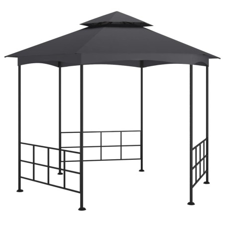 Belvédère avec parois 3,1x2,7 m Anthracite 