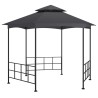 Belvédère avec parois 3,1x2,7 m Anthracite 