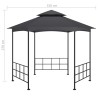 Belvédère avec parois 3,1x2,7 m Anthracite 
