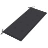 Banc de jardin avec coussin 120 cm Bambou 
