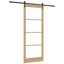 Porte Coulissante avec Kit de Quincaillerie 'ORKDAL'93x232 cm 
