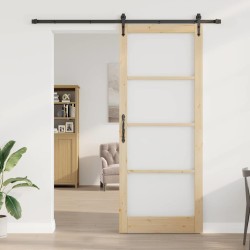 Porte Coulissante avec Kit de Quincaillerie 'ORKDAL'93x232 cm 