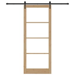 Porte Coulissante avec Kit de Quincaillerie 'ORKDAL'93x232 cm 