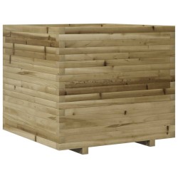 Jardinière 80x80x72 cm bois de pin imprégné 