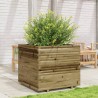 Jardinière 80x80x72 cm bois de pin imprégné 
