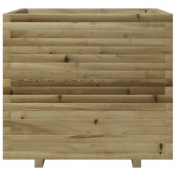 Jardinière 80x80x72 cm bois de pin imprégné 