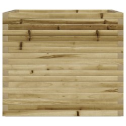 Jardinière 80x80x72 cm bois de pin imprégné 