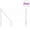 Ensemble de Clôture Set de 2 Acier galvanisé 25 x 1,2 m Durable 