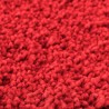 Tapis de bain rectangulaire rouge 50x80 cm en polypropylène antidérapant 