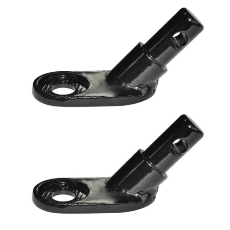 Attelage de remorque pour vélo 2 pcs Fer 