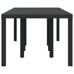 Table de jardin Anthracite 250x100x73 cm en Poly Rattan 