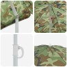 Parasol de plage camouflage 161 x 193 cm avec poteau en métal 