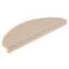 Tapis d'escalier autocollants 30 pcs 65x21x4 cm berbère 
