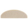 Tapis d'escalier autocollants 30 pcs 65x21x4 cm berbère 