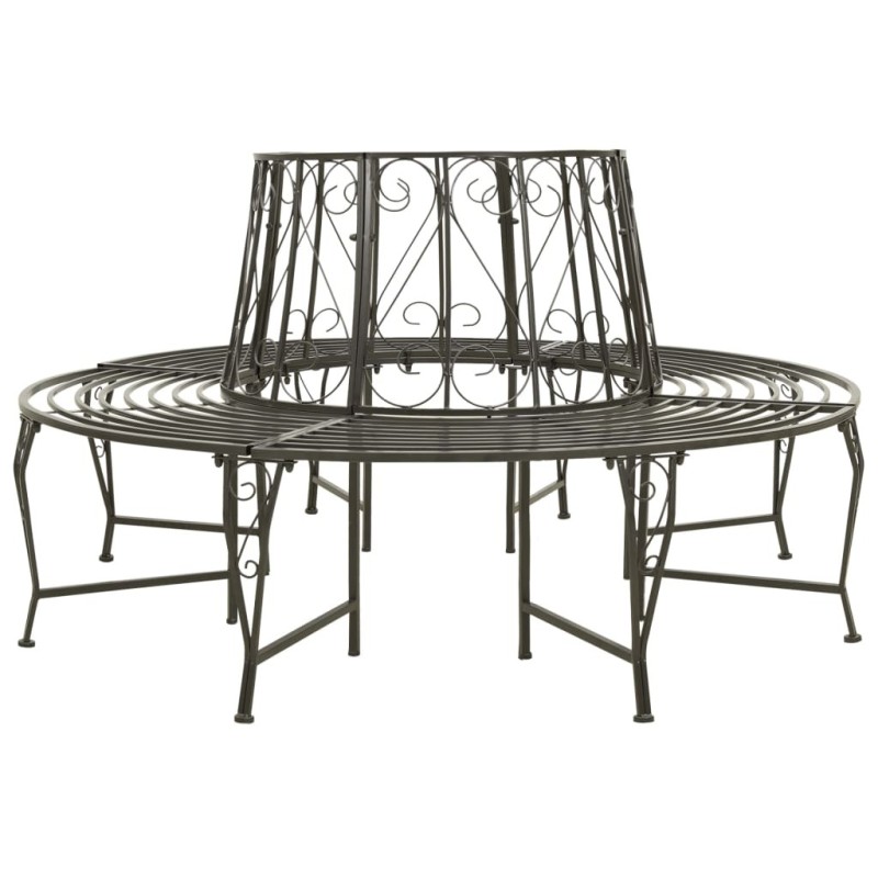 Banc circulaire de jardin 160 cm Acier Banc circulaire de jardin 160 cm Acier