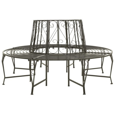 Banc circulaire de jardin 160 cm Acier 
