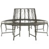 Banc circulaire de jardin 160 cm Acier 