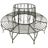 Banc circulaire de jardin 160 cm Acier 