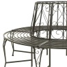 Banc circulaire de jardin 160 cm Acier 