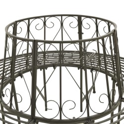 Banc circulaire de jardin 160 cm Acier 