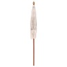Parasol Autre Crème x 250 cm Coton et bois massif 